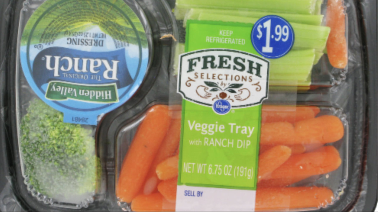 Fresh Selections vegetable trays from Kroger recalled